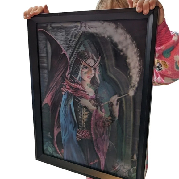 3-D Elven/Fairy/Dragon/Dragoness Framed Image, 4 Different Images - Picture 4 of 6